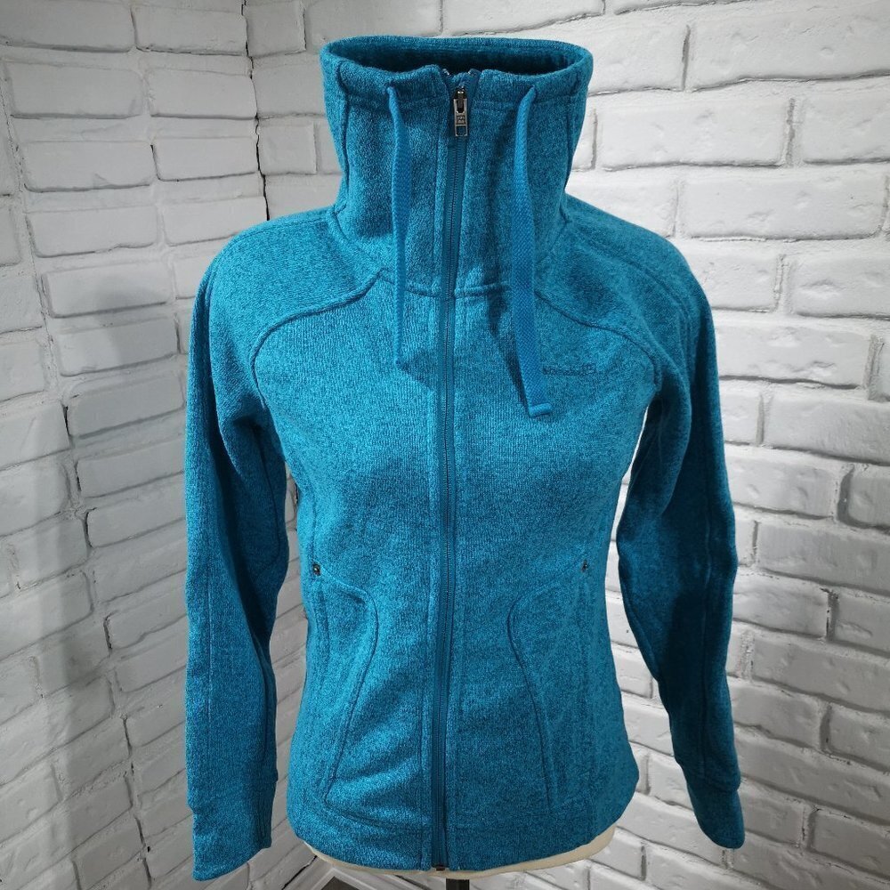 Avalanche Ladies Fleece Lined Teal Size Small Full Zip Jacket